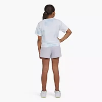 Champion Big Kid Girls Crew Neck Short Sleeve Boxy Fit Graphic T-Shirt