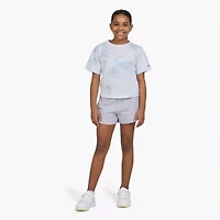 Champion Big Kid Girls Crew Neck Short Sleeve Boxy Fit Graphic T-Shirt
