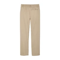 French Toast Relaxed Fit Pull-On Pant Little & Big Kid Boys Straight Flat Front