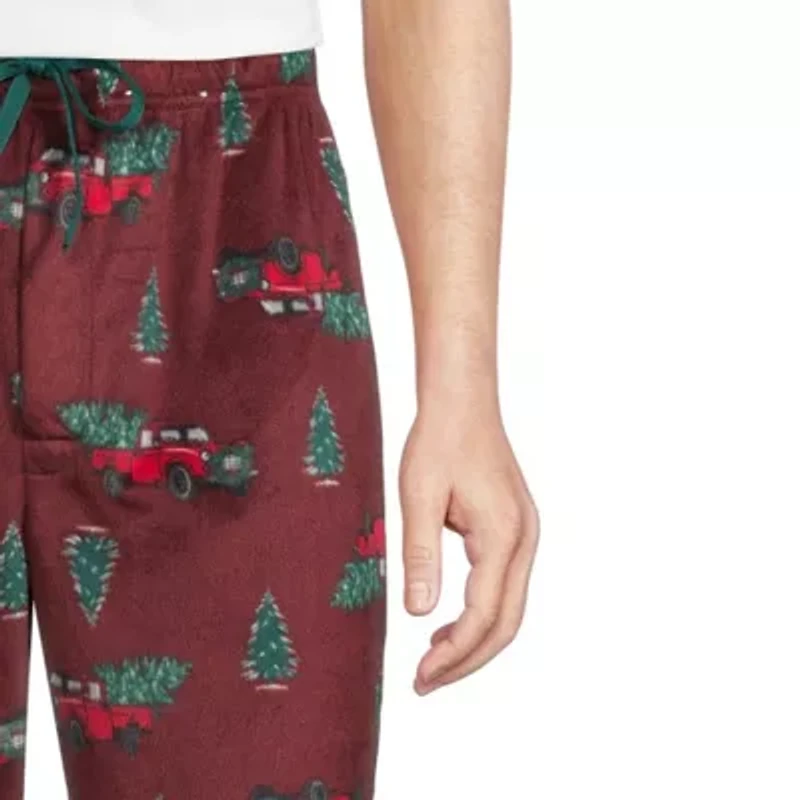 St. John's Bay Microfleece Mens Microfleece Pajama Pants