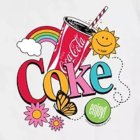 Mens Short Sleeve Coca-Cola Graphic T-Shirt