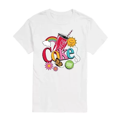 Mens Short Sleeve Coca-Cola Graphic T-Shirt