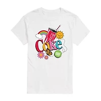 Mens Short Sleeve Coca-Cola Graphic T-Shirt