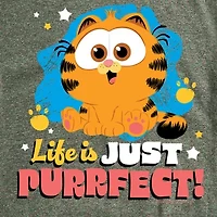 Mens Short Sleeve Garfield Graphic T-Shirt