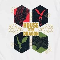 Mens Short Sleeve House of the Dragon Graphic T-Shirt