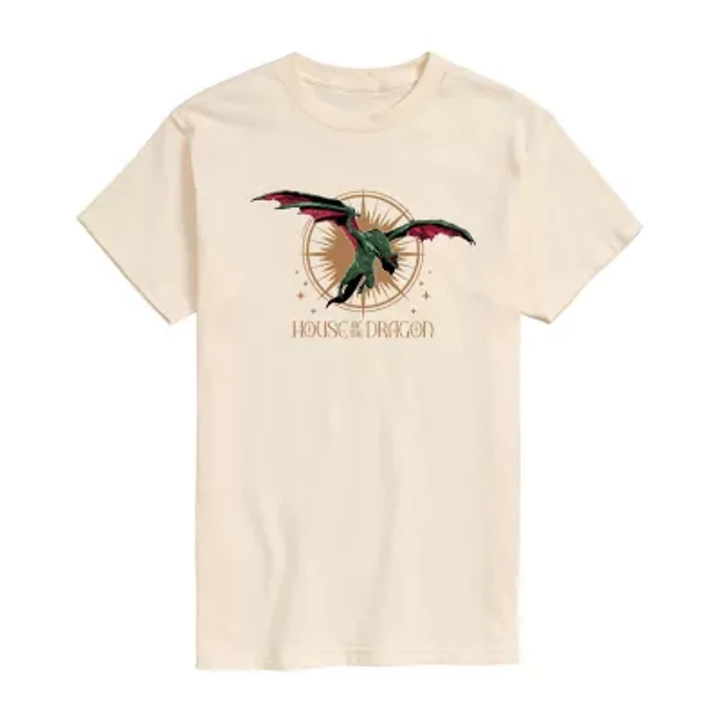 Mens Short Sleeve House of the Dragon Graphic T-Shirt