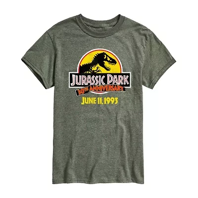Mens Short Sleeve Jurassic World Graphic T-Shirt