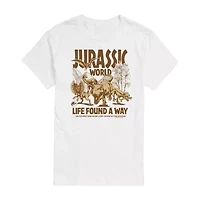 Mens Short Sleeve Jurassic World Graphic T-Shirt