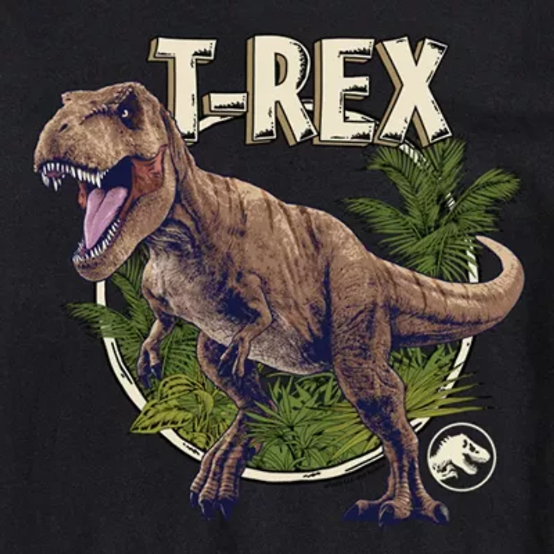 Mens Short Sleeve Jurassic World Graphic T-Shirt