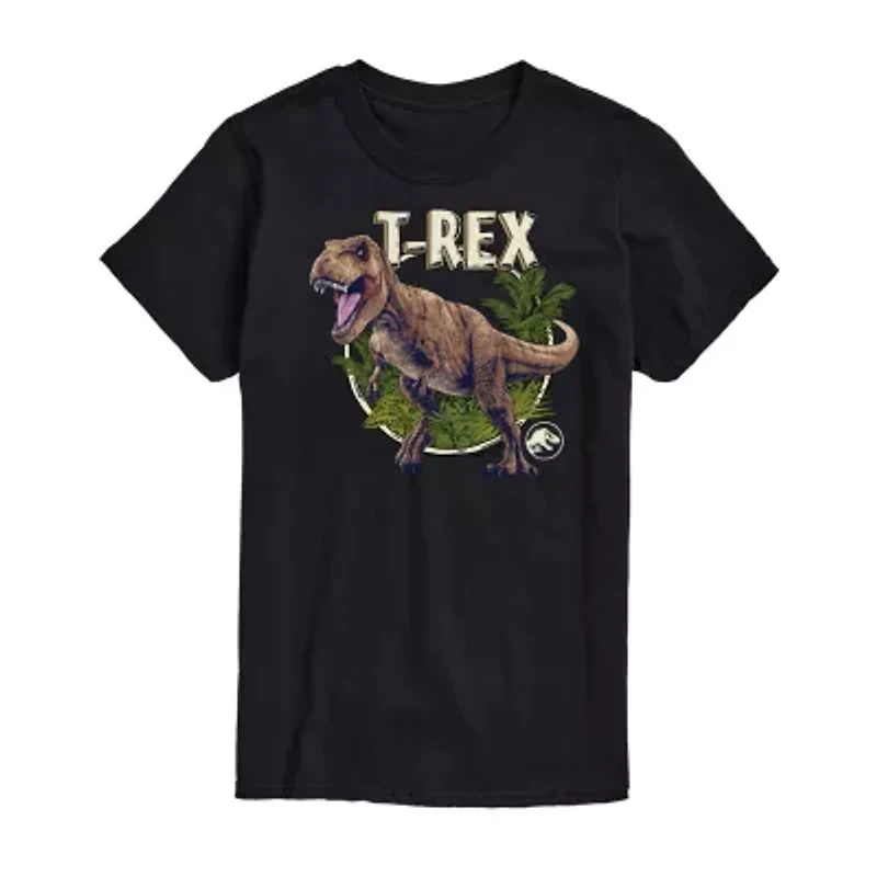 Mens Short Sleeve Jurassic World Graphic T-Shirt