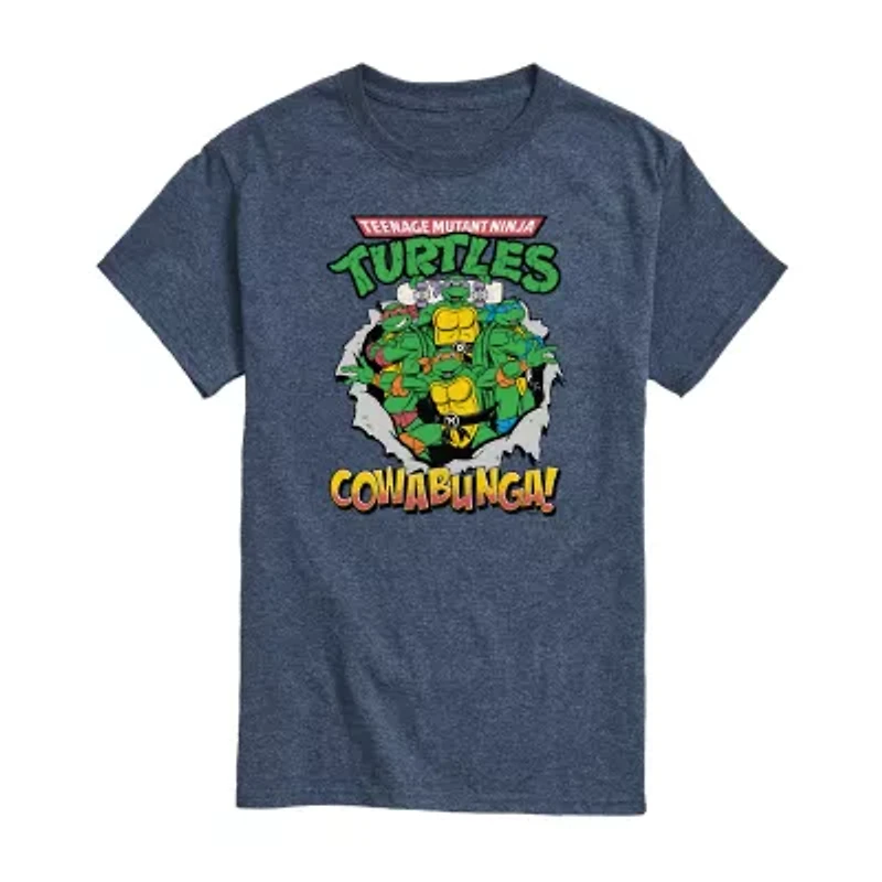 Mens Short Sleeve Teenage Mutant Ninja Turtles Graphic T-Shirt
