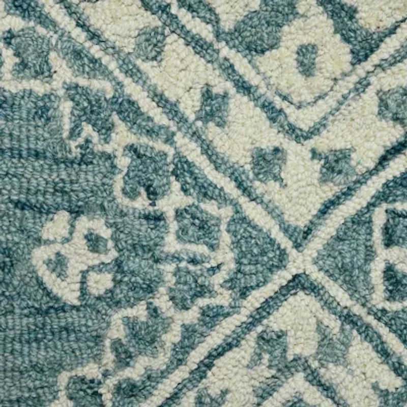 Boston 2 Geometric Hand Tufted Indoor Rectangular Accent Rug