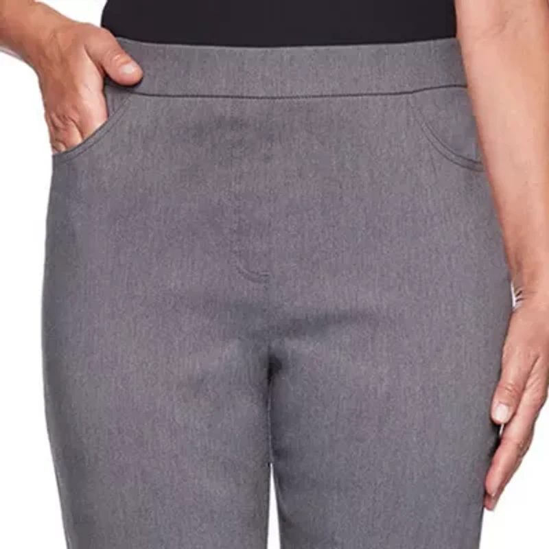 Alfred Dunner Classics Womens Allure Stretch Pant