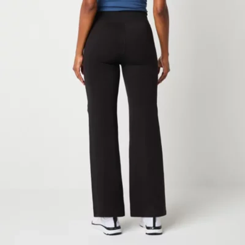 PUMA Womens Mid Rise Straight Leg Active Full Length Leggings