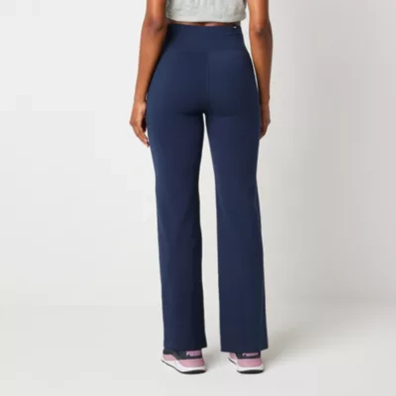 PUMA Womens Mid Rise Straight Leg Active Full Length Leggings