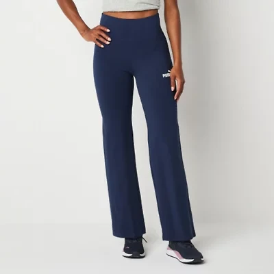 PUMA Womens Mid Rise Straight Leg Active Full Length Leggings