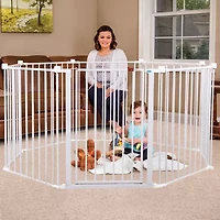 Regalo 4-IN-1 Play Yard Configurable Metal Safety Gate
