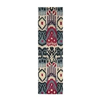 Safavieh Ikat Collection Eirann Geometric Runner Rug
