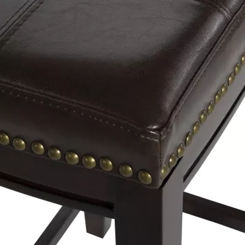 Lakeland Upholstered Backless Counter Stool