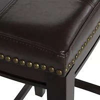 Lakeland Upholstered Backless Counter Stool