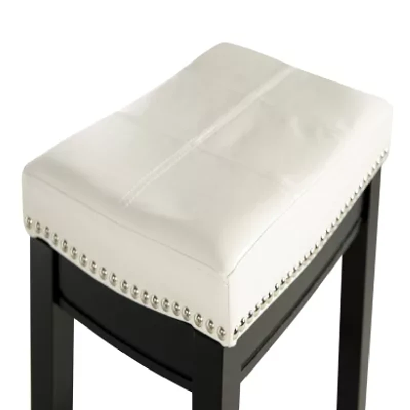 Lakeland Upholstered Backless Counter Stool