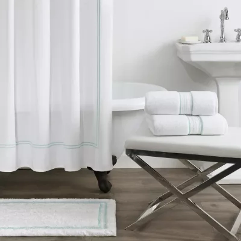 Fieldcrest Luxury Border Stripe Bath Rug