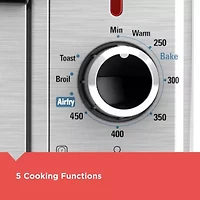 Black+Decker 6-Slice Crisp 'N Bake Air Fryer Toaster Oven