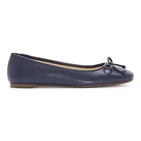Liz Claiborne Flushing Womens Round Ballet Flats-Wide Width