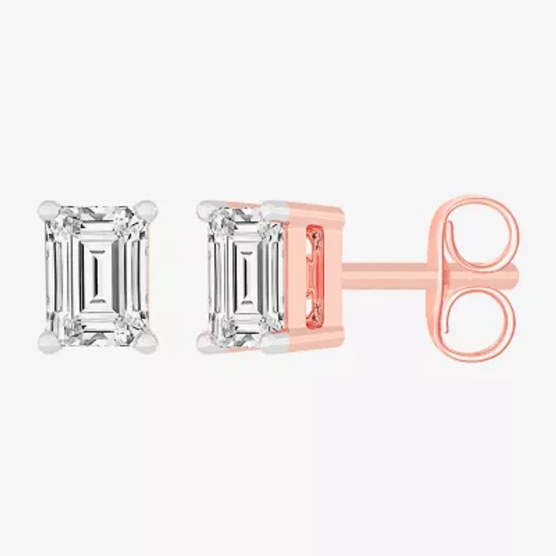 (H-I / SI1-SI2) 1/2 CT. T.W. Lab Grown White Diamond 14K Gold 4.2mm Stud Earrings