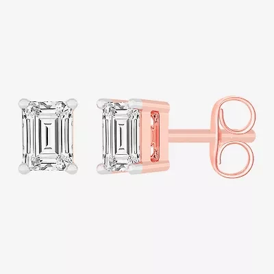 (H-I / SI1-SI2) 1/2 CT. T.W. Lab Grown White Diamond 14K Gold 4.2mm Stud Earrings