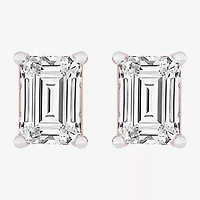 (H-I / SI1-SI2) 1 CT. T.W. Lab Grown White Diamond 14K Gold 5.4mm Stud Earrings