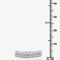 (H-I / I1) Womens 1/2 CT. T.W. Lab Grown White Diamond 10K Gold Anniversary Wedding Band