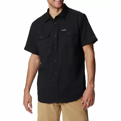 Columbia Utilizer Mens Short Sleeve Regular Fit Button-Down Shirt