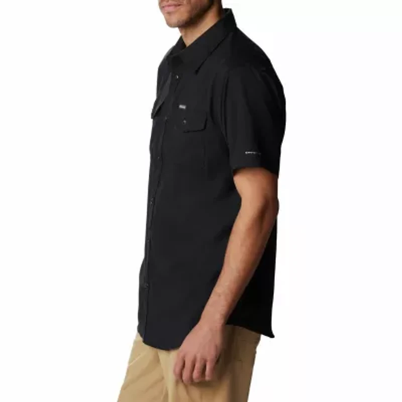 Columbia Utilizer Mens Short Sleeve Regular Fit Button-Down Shirt