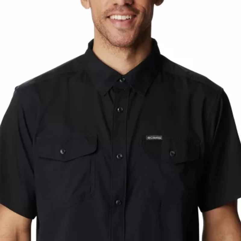 Columbia Utilizer Mens Short Sleeve Regular Fit Button-Down Shirt