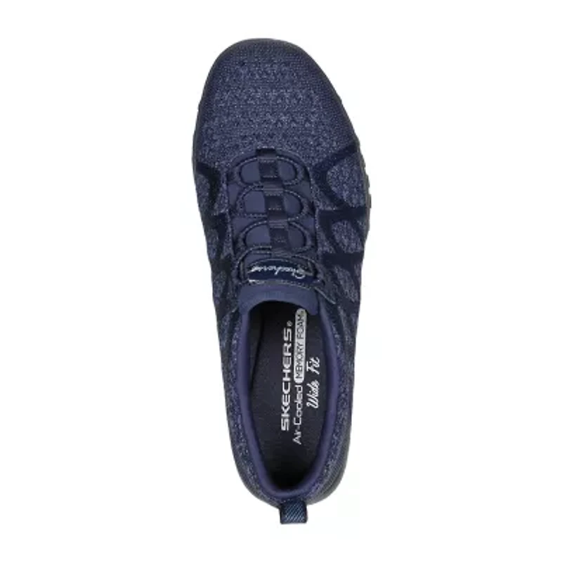 Skechers Breathe Easy Infiknity Womens Round Closed Toe Slip-On Shoe