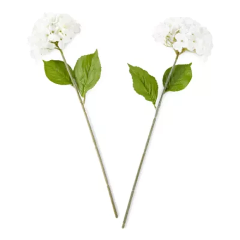 Linden Street 24" White Hydrangea 2-pc. Vase Filler