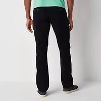 St. John's Bay Dexterity Mens Adaptive Stretch Fabric Easy-on + Easy-off Straight Fit Cargo Pant