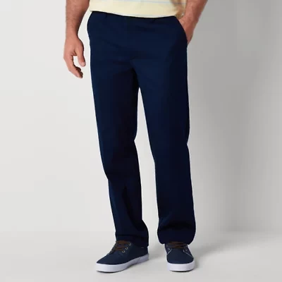 St. John's Bay Universal Wrinkle Free Easy Care Mens Classic Fit Flat Front Pant