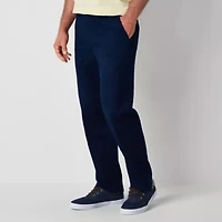 St. John's Bay Universal Wrinkle Free Easy Care Mens Classic Fit Flat Front Pant