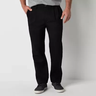 St. John's Bay Universal Wrinkle Free Easy Care Mens Classic Fit Pleated Pant
