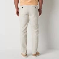 St. John's Bay Chambray Mens Slim Fit Flat Front Pant