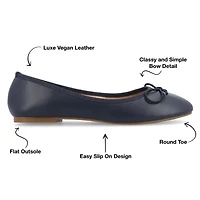 Journee Collection Womens Vika Ballet Flats