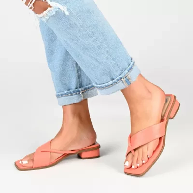 Journee Collection Womens Mina Heeled Sandals