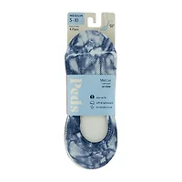 Peds Mid Cut Womens Breathable Multi-Pack 4 Pair Liner Socks