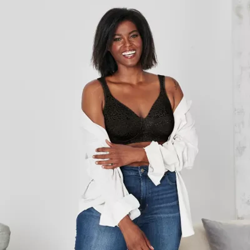 Playtex 18 Hour Ultimate Lift & Support Wireless Full Coverage Bra 4745