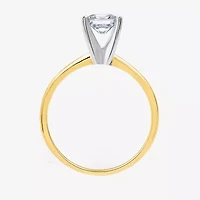 1 CT. Lab-Grown (G-H / SI1-SI2) Diamond Princess-cut Solitaire Engagement Ring 10K Gold