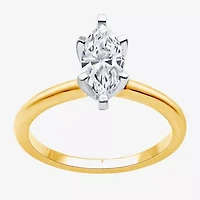 1 CT. Lab-Grown (G / SI1-SI2) Diamond Marquise-cut Solitaire Engagement Ring 10K or 14K Gold