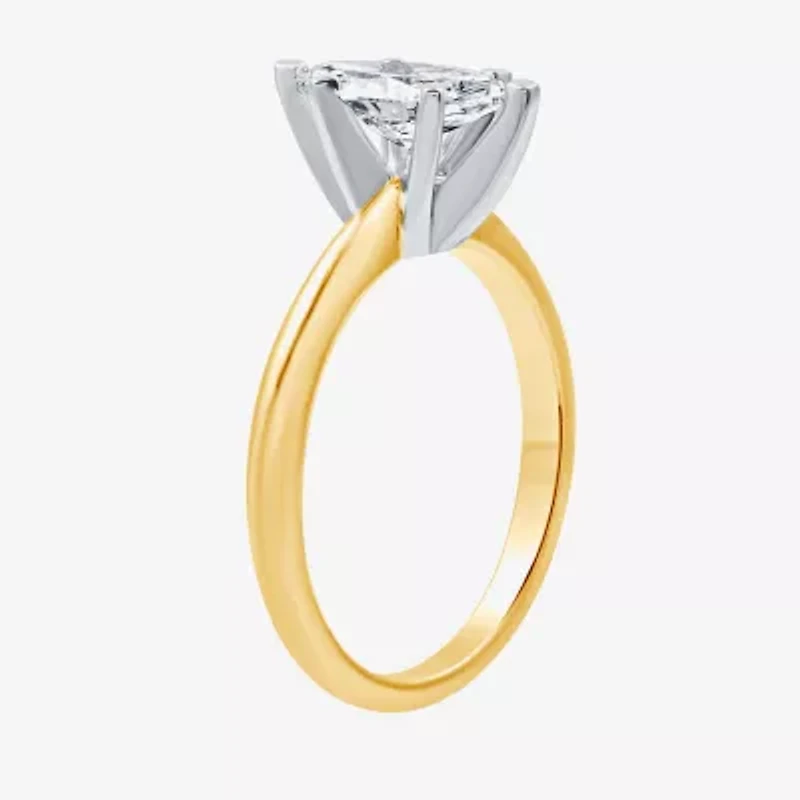 1 CT. Lab-Grown (G / SI1-SI2) Diamond Marquise-cut Solitaire Engagement Ring 10K or 14K Gold