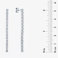 (G-H / I1-I2) Womens 1/4 CT. T.W. Lab Grown White Diamond Sterling Silver Drop Earrings
